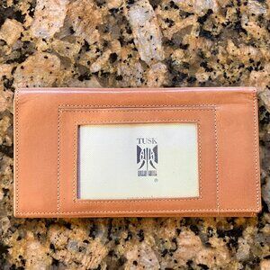 Tusk Leather Checkbook Cover